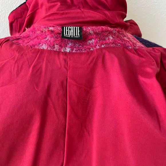 LEGATTE By SAVE THE Queen WOOL COAT JACKET, SIZE S - Picture 10 of 11